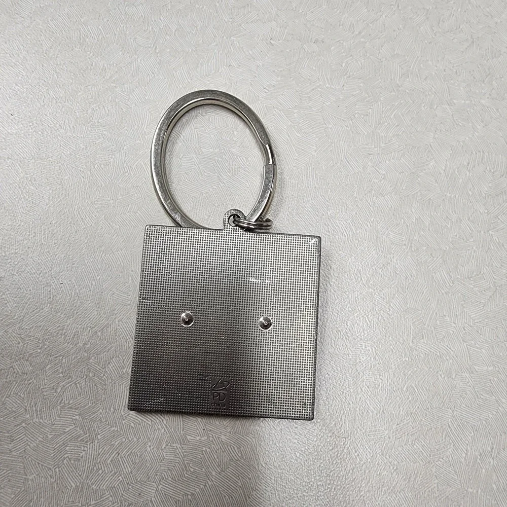Vtg John F. Kennedy Center For The Performjng Arts Keychain JFK Key Ring Square
